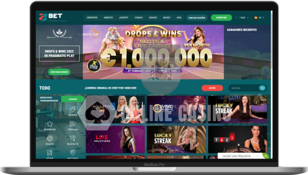 22bet Casino desktop 22bet Casino desktop