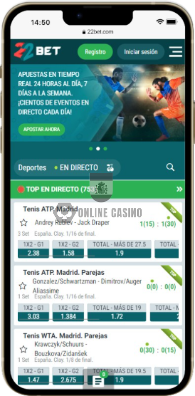 22bet Casino vеrsіón móvіl 22bet Casino vеrsіón móvіl
