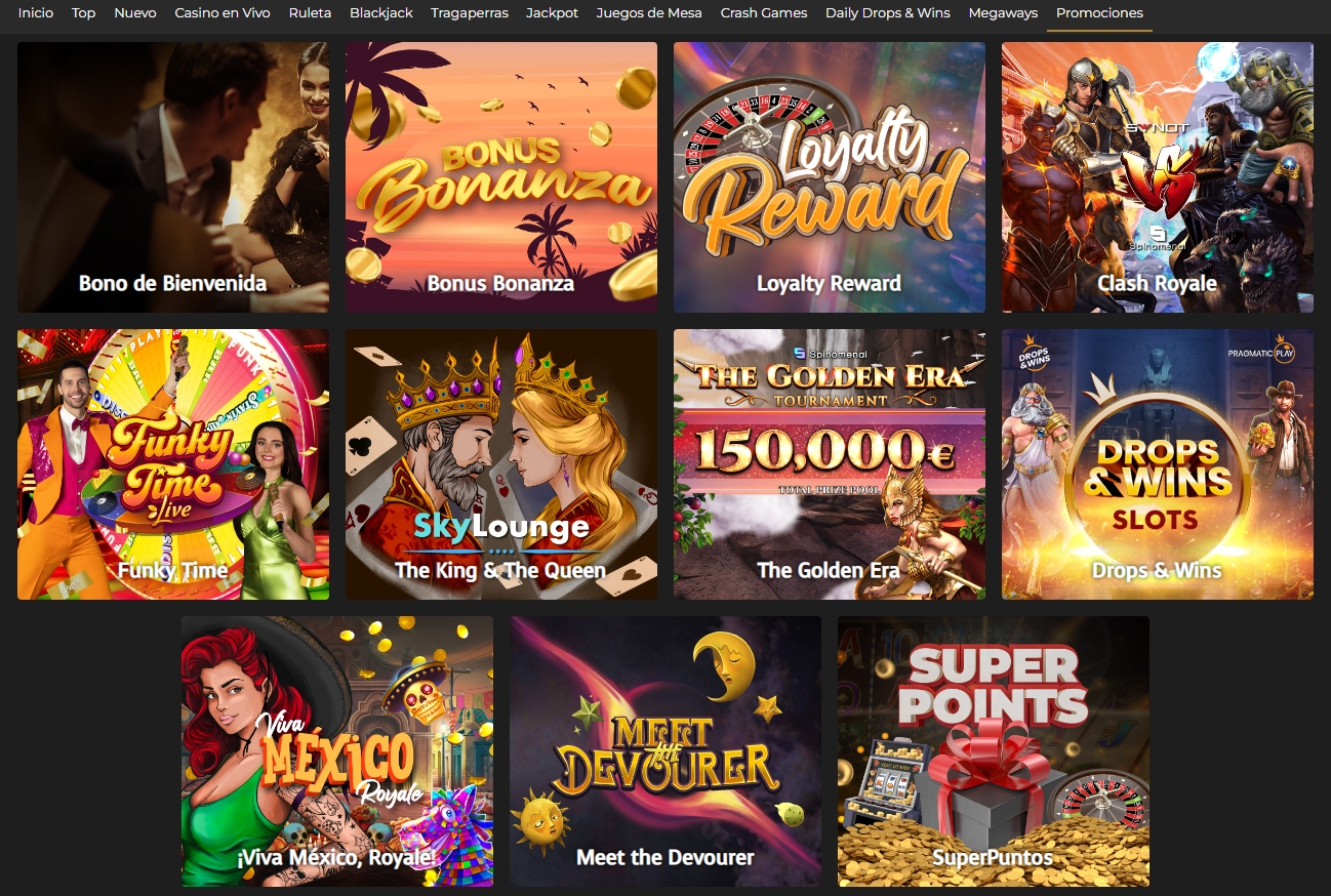 Obtenga su bonificación Casino Extra bonos y promociones