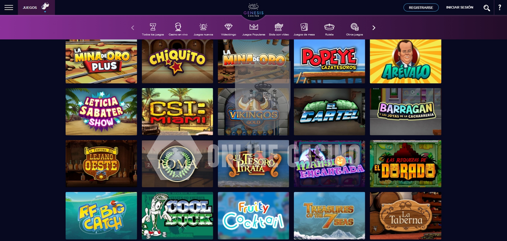 Genesis Casino tragamonedas Genesis Casino tragamonedas