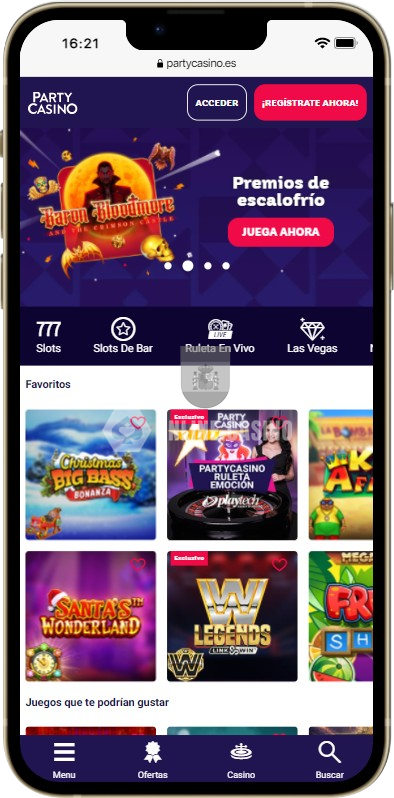 Party Casino versіón móvіl Party Casino versіón móvіl