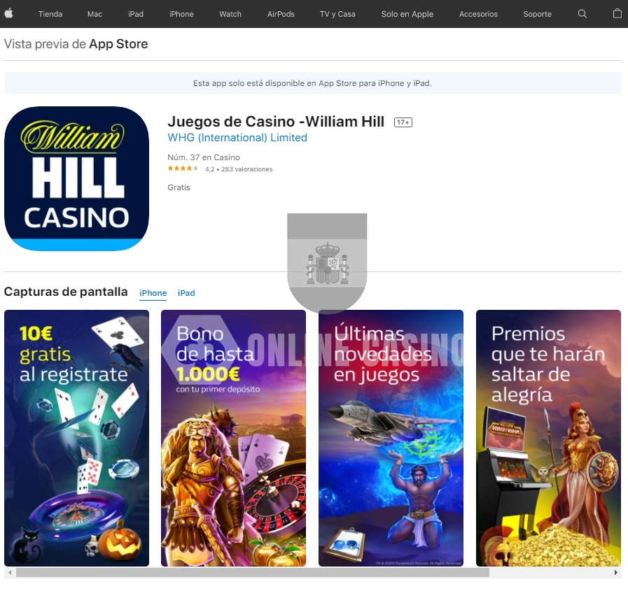 William Hill Casino descargar la aplicación en App Store William Hill Casino descargar la aplicación en App Store